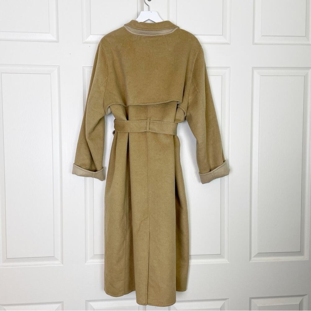J.Crew Harriet Double Faced Wool Trench Coat Khaki Honey NWT Sz 3X - Picture 5 of 10